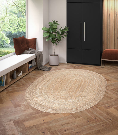 AFK Living vloerkleed Natura - handgemaakt - Jute - 135 x 190 cm - vtwonen shop