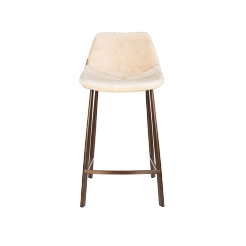 Dutchbone Franky Barkrukken 65 cm Beige - Set van 2
