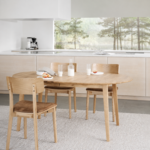 Rowico Home Filippa Uitschuifbare Eettafel Ovaal 170 cm - Naturel