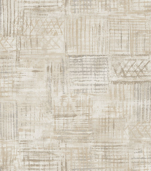 Sanders & Sanders behang grafisch motief beige - 53 cm x 10,05 m - 640752