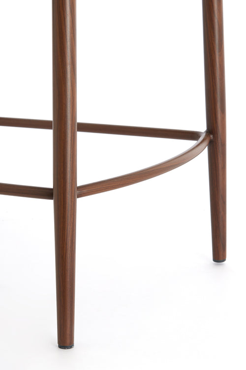 Light & Living barkruk ALUKO - 57x55x94cm - bruin - vtwonen shop