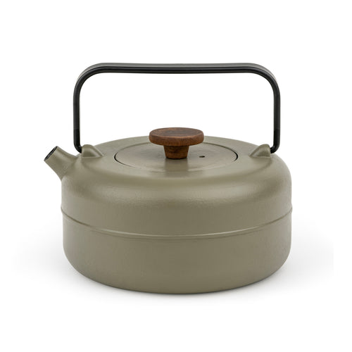Bredemeijer - Theepot Henan 0,75L gietijzer khaki - vtwonen shop