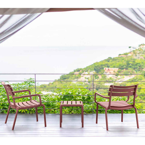 Garden Impressions loungeset Paris marsala