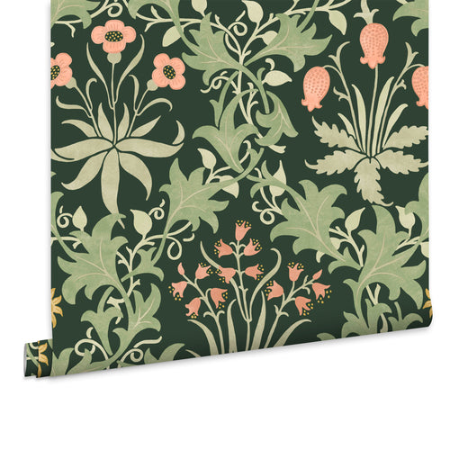 William Morris at Home Vliesbehang - Celandine Forest