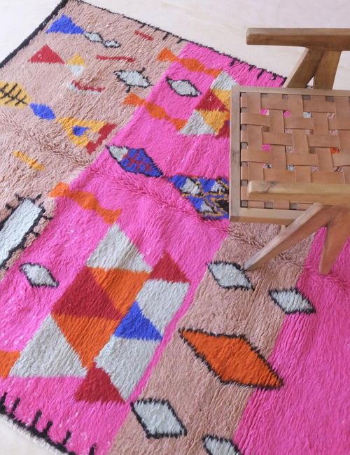 AFK Living vloerkleed Berber - handgemaakt - Wol - 191 x 235 cm - vtwonen shop