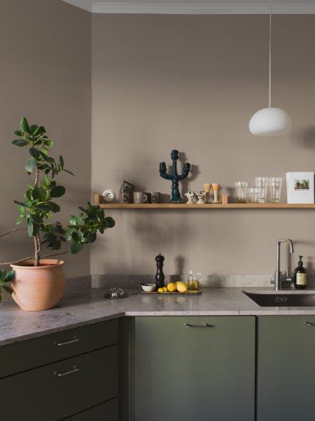 Borastapeter behang effen warm beige - 53 cm x 10.05 m - 660650 - vtwonen shop