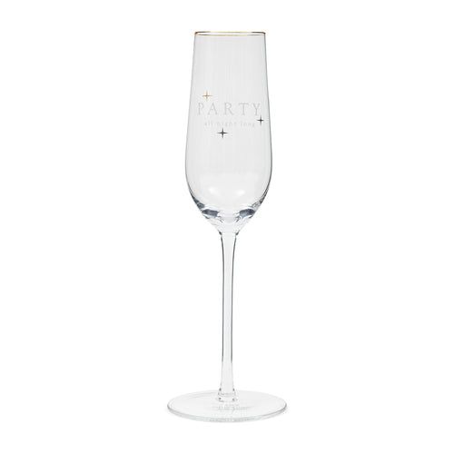 Rivièra Maison Party All Night Long Bubbles Glass - Glas - Transparant - vtwonen shop