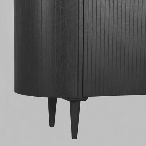 LABEL51 Bergkast Oliva - Zwart Eikenhout - 47x125x158cm - vtwonen shop