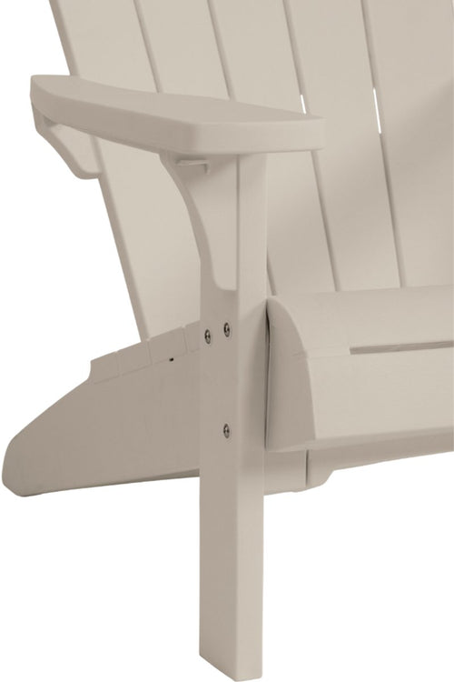 Keter Troy Adirondack Tuinstoel - 81x93x96,5cm - Soft Beige