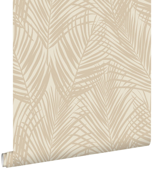 ESTAhome behang palmbladeren lichtbeige - 53 cm x 10.05 m - 139430