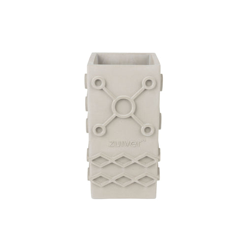 Zuiver Graphic Vaas Vierkant Grijs - vtwonen shop