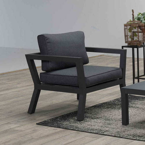 Garden Impressions loungeset San Luis donker grijs - vtwonen shop