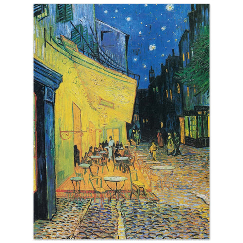 Artfulprints  Vincent van Gogh - Caféterras bij nacht   poster 30x40 cm - vtwonen shop