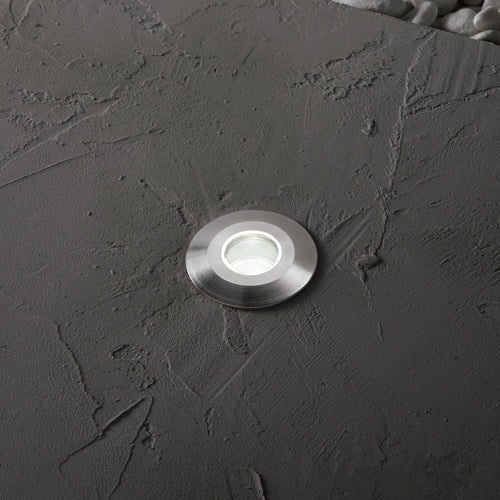 Ideal Lux ROCKET-ULTRAMINI 4cm LED inbouwspot staal 3000K IP67 Driver vereist
