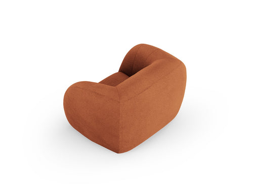 Cosmopolitan Design Fauteuil Essen boucle, bruin - 95x130x86cm