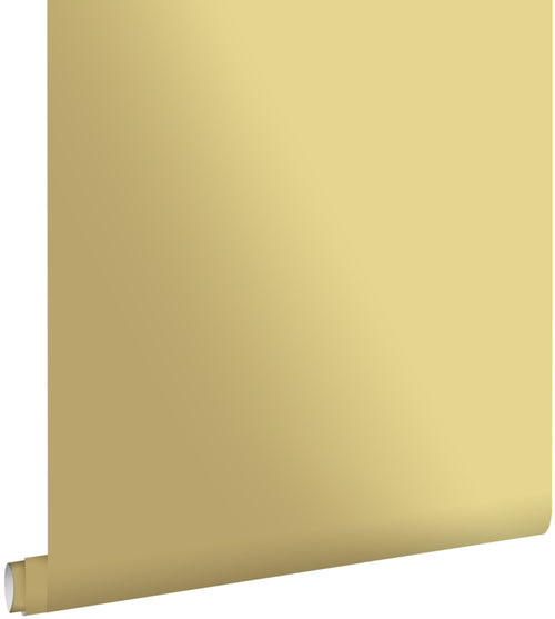 ESTAhome behang effen glanzend goud - 53 cm x 10.05 m - 139110