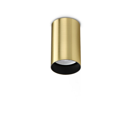 Ideal Lux LOOK 10 cm opbouwdownlight, messing, 1x GU10