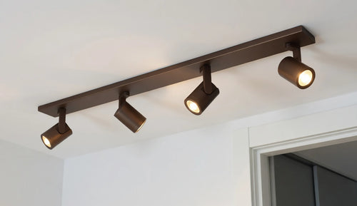 Highlight spot HALO - 4 lichts - 91.5  x 15   cm - bruin