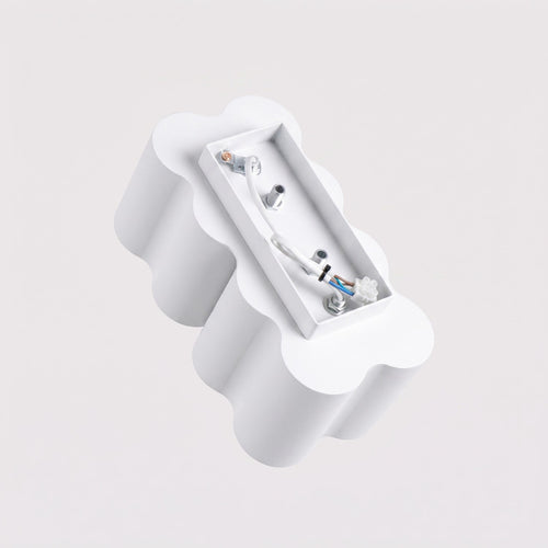 Sollux Lighting Plafondlamp OVIO 2 wit GU10 - 24,5x12x12cm