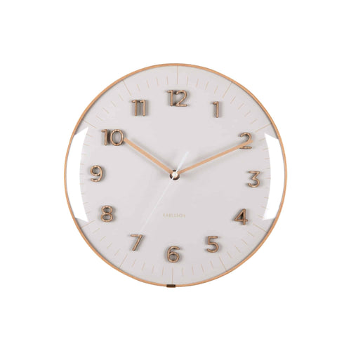 Karlsson wandklok Esencia Dome - grijs - Ø30cm