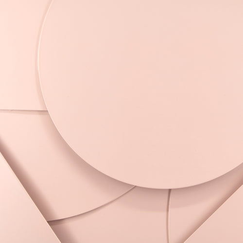 Art for the Home Abstract 3D ornament - 80x80cm - Roze - vtwonen shop