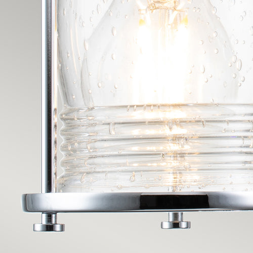 Elstead Kichler Ashland Wandlamp Gepolijst Chroom, IP44