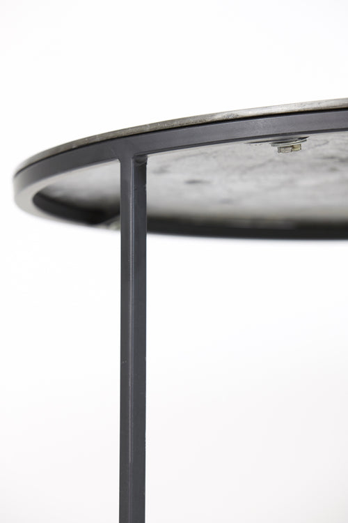 Light & Living salontafel TALCA - Ø78x42cm - zwart - Set van 2 - vtwonen shop