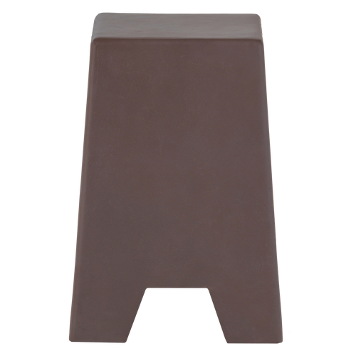 WOOOD bijzettafel hoog Zina - Cement - Bruin - 51x36x36