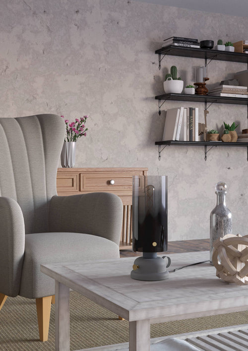 EGLO tafellamp Gargrave - e27 - 31,5 cm - zwart/grijs/goud - glas - vtwonen shop