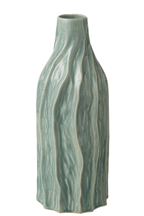 J-Line vaas Richard - porselein - blauw