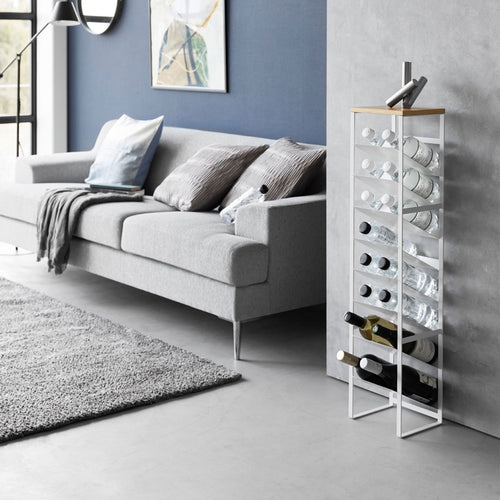 Yamazaki Wijnrek / Flessenrek - 16 flessen - Tower - Wit - vtwonen shop