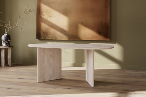Rebellenclub  Malby Eetkamertafel - 180 x 90 - Naturel