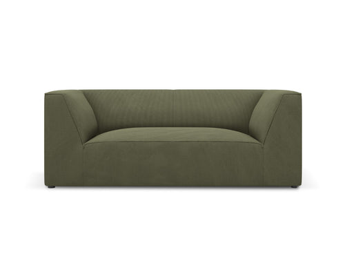 Micadoni Bank Ruby 2-zits, ribfluwelen, groente - 93x174x69cm