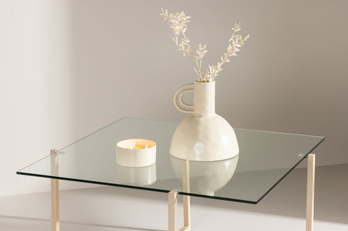 BRAM Salontafel Hawi - 80 x 80 cm - Beige - vtwonen shop