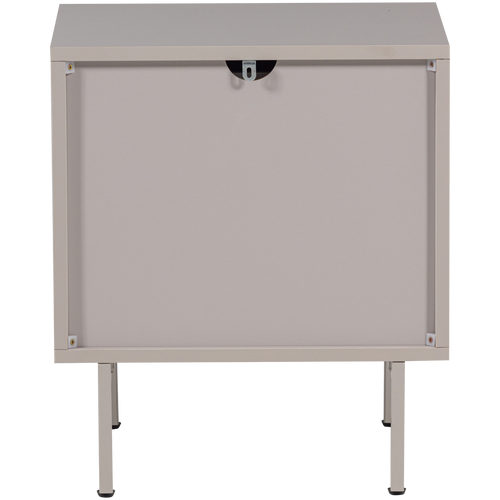 WOOOD nachtkastje 2 lades Tours - Melamine/MDF - Zand - 51x45x42 - vtwonen shop