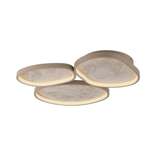 Just Light plafondlamp Moonbraker - 3 lichts - 65  x 6.1   cm - beige
