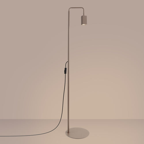 Sollux Lighting Vloerlamp RAYO 1 taupe - 30x30x160cm