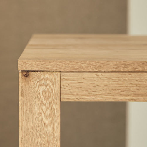 Tikamoon Massief eiken bartafel voor 2/4 personen - Naturel