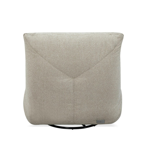 LABEL51 Fauteuil Relax & Recharge - Naturel Bouclé - Draaibaar