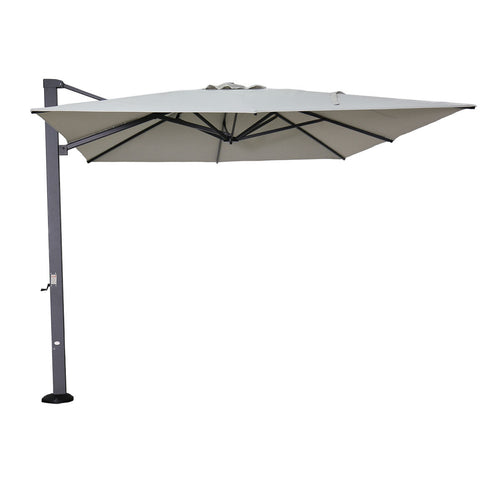 Hawaii Emperor parasol - 3x4 m - carbon black - zand