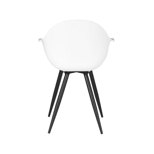 LABEL51 Eetkamerstoel Luca - Wit Kunststof - Set van 4 - vtwonen shop
