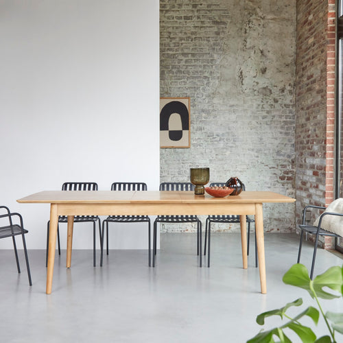 Tikamoon Uitschuifbare tafel in massief mangohout voor 6/8 personen - Naturel - vtwonen shop