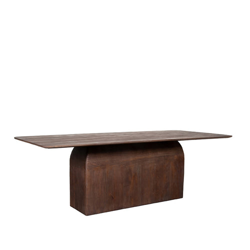 LABEL51 Eettafel Owen - Donkerbruin Mangohout - 200x100x76cm