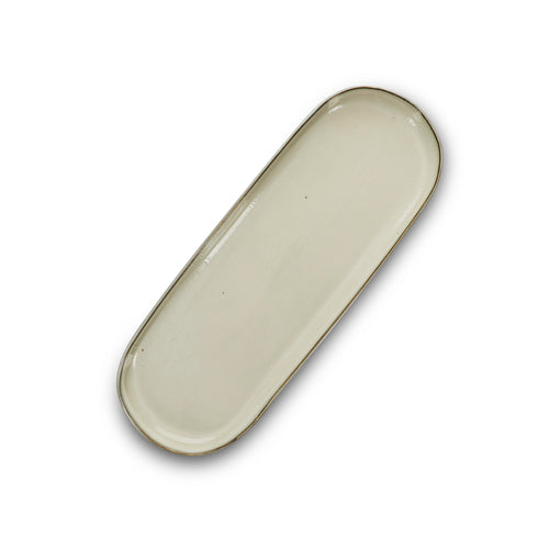 Salt & Pepper - Serveerschaal 38,5x14xH2,5cm ivoor Meridian - Set van 2