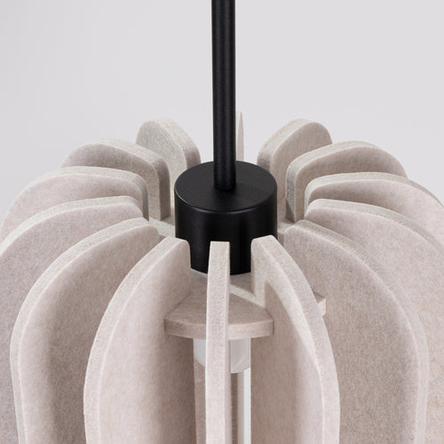 Sollux Lighting Hanglamp MULA 27 beige - 27x27x165cm