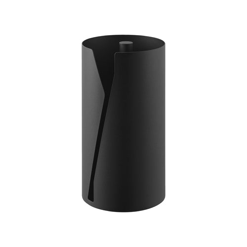 Yamazaki Tower Keukenrolhouder rond - Zwart - vtwonen shop