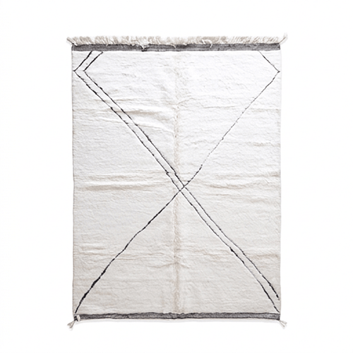 AFK Living vloerkleed Berber - handgemaakt - Wol - 210 x 276 cm