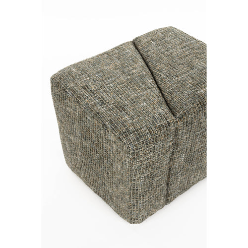Housecraft Living Dance Poef Vierkant Groen