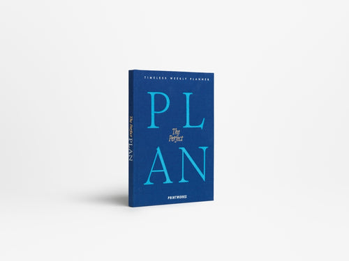 Printworks Weekplanner - The Perfect Plan - Blauw