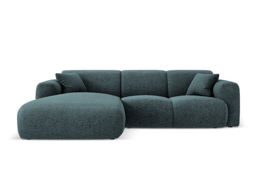 Cosmopolitan Design linker hoekbank Nolio 4-zits, chenille, olie - 170x260x72cm